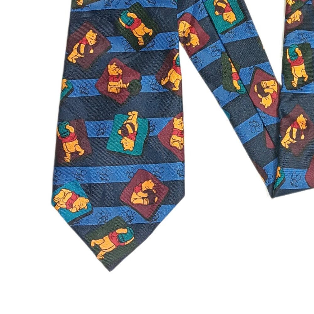 Winnie the Pooh Disney Tie Men’s Pooh Bear Polyester Designer Wide Tie New